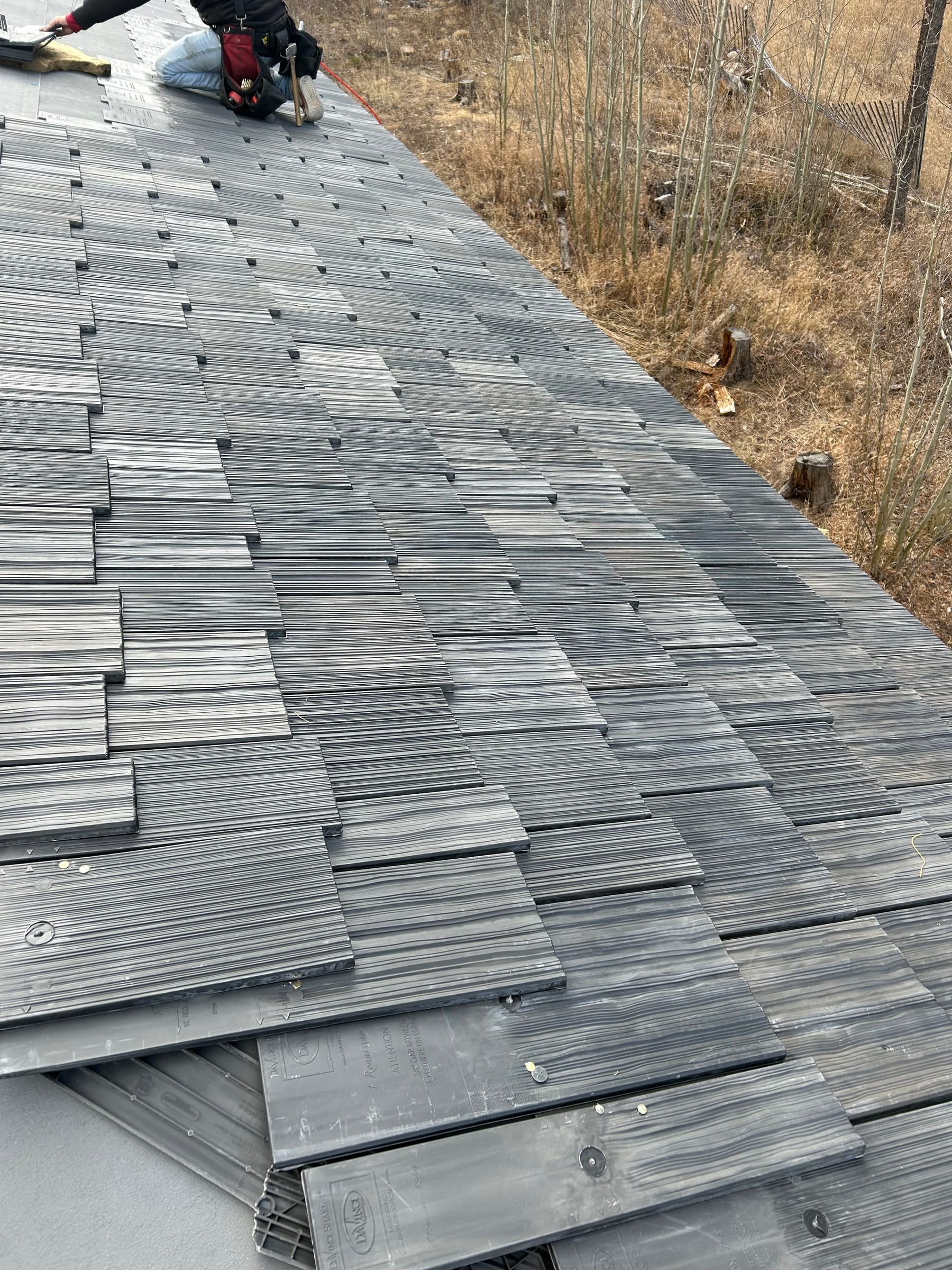 OCR Install · DaVinci Roofscapes · Slate profile · Colorado